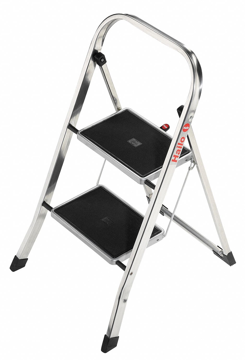 Folding Step: 2 Steps, 18 3/4 in Top Step Ht, 18 1/2 in Bottom Wd, 330 lb Load Capacity