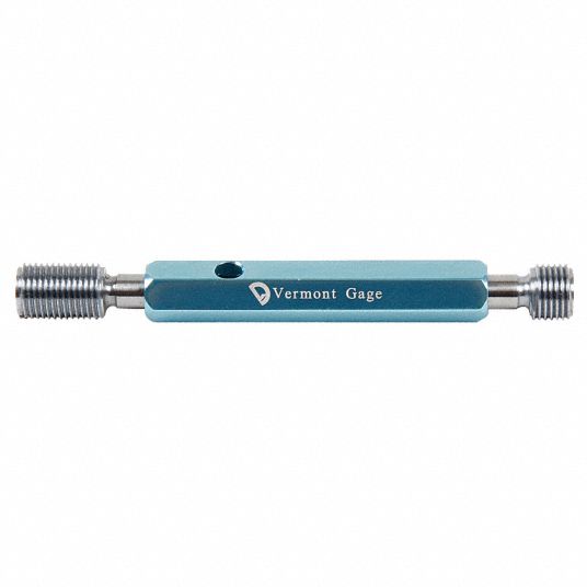 VERMONT GAGE Threaded Plug Gauge Assembly, Thread Type UNC, Thread Size ...