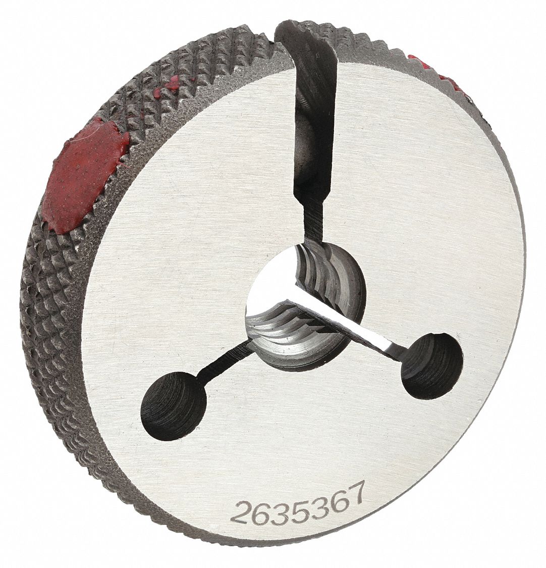VERMONT GAGE, 1/4"20 Thread Size, NoGo (Minus), Threaded Ring Gauge