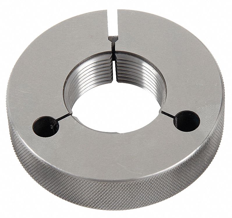 VERMONT GAGE Threaded Ring Gauge, Thread Type UNF, Thread Size 1 1/4 in