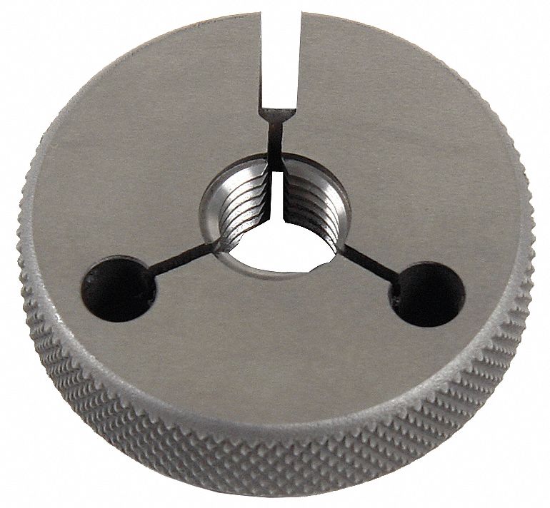 Threaded Ring Gauge: Go (Plus), M10 x 1.25 Thread Size, 11.1 mm Thread Lg, Metric