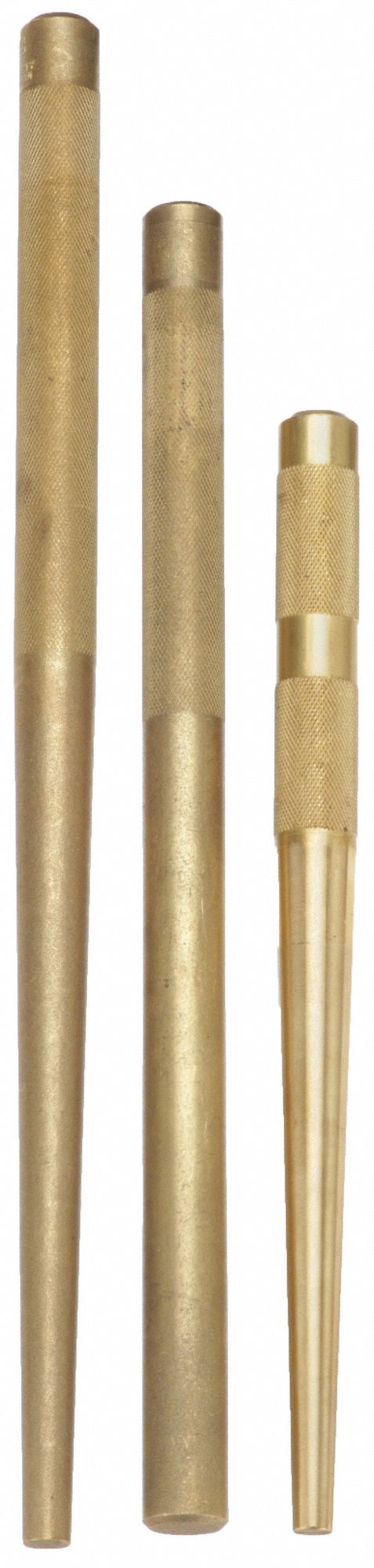 DEMOLITION PUNCH SET, NON-SPARKING, ⅜ IN/7/16 IN/¾ IN TIP SIZE, 10 IN/12 IN/14 IN OVERALL L