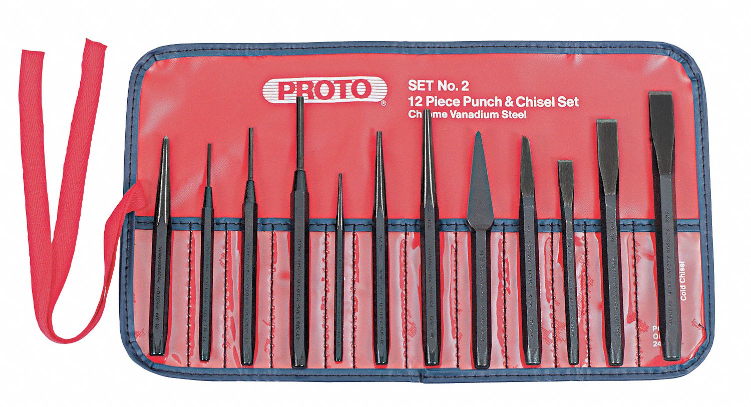 6Pcs Cold Chisel and Center Punch Set Solid Pin Punch Kit Masonry Plow Bit Y6M9 