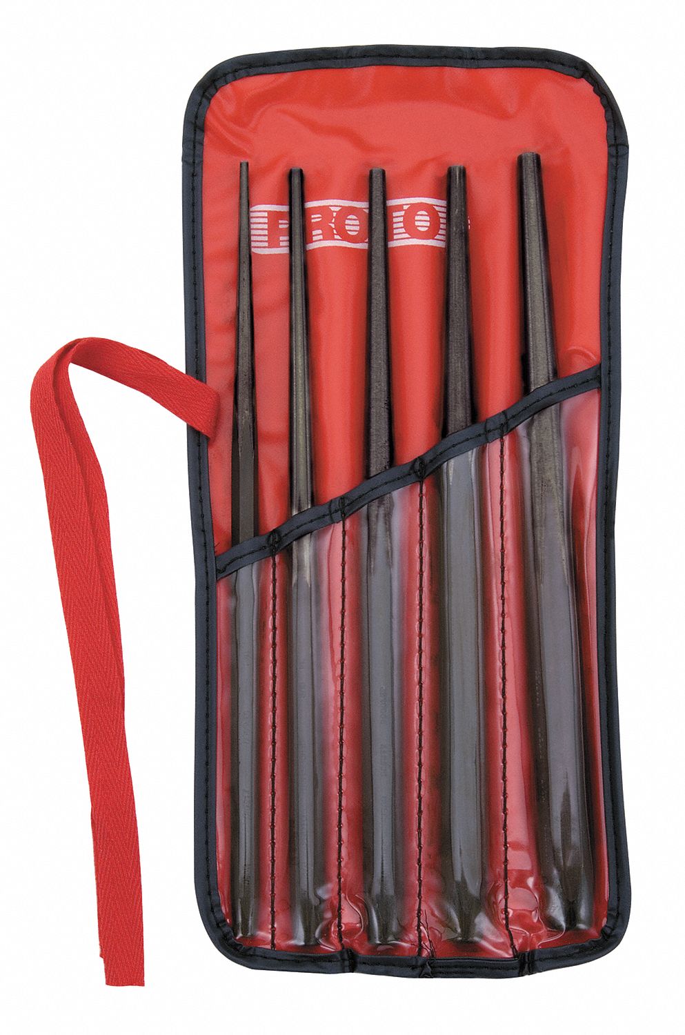 PROTO 10 in S2 Hardened Tool Steel Drift Punch Set; Number of Pieces 5