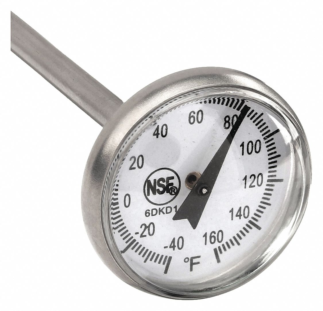 DIAL POCKET THERMOMETER -40 TO 160F