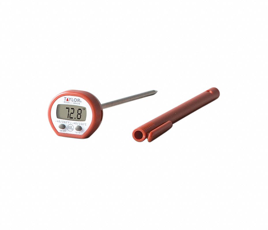 TAYLOR Ter Dig Bol,-40 a 302 grados,Vástago 5" - Termómetros Digitales ...
