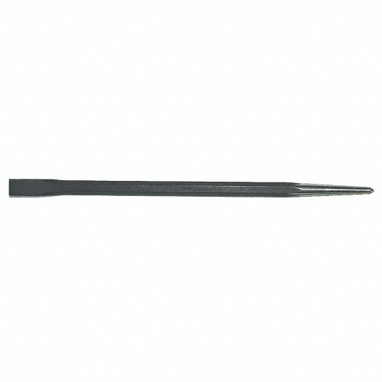 MAYHEW Pinch Bars, Pinch Point Bar, Overall Length 14 in, Overall Width