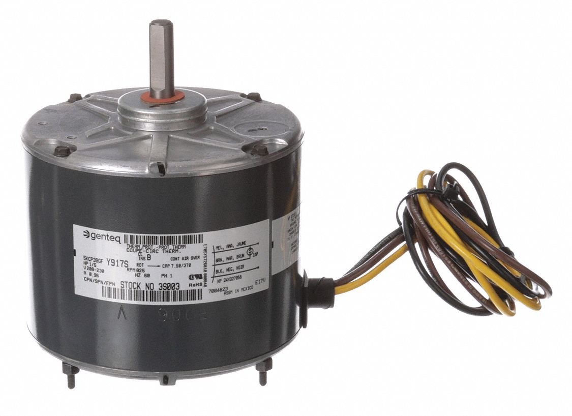 X70370291010 Trane OEM Upgraded Replacement Condenser Fan Motor 1/4 HP 460v 
