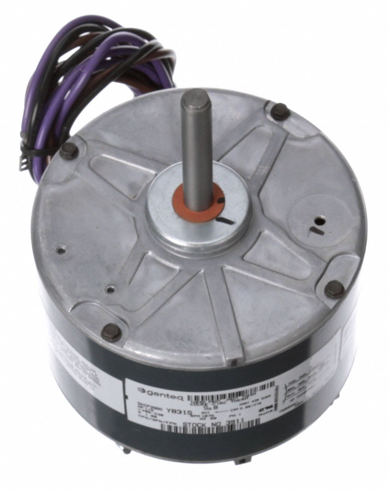 GENTEQ Condenser Fan Motor, 1/6 HP, OEM Replacement Brand Goodman 6DLL53911 Grainger