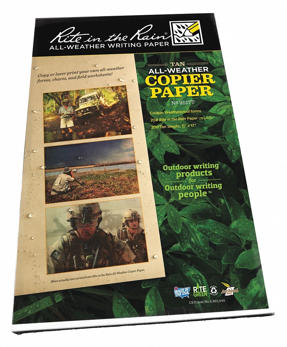 Rite In The Rain Weatherproof Laser Printer Paper, Pakistan