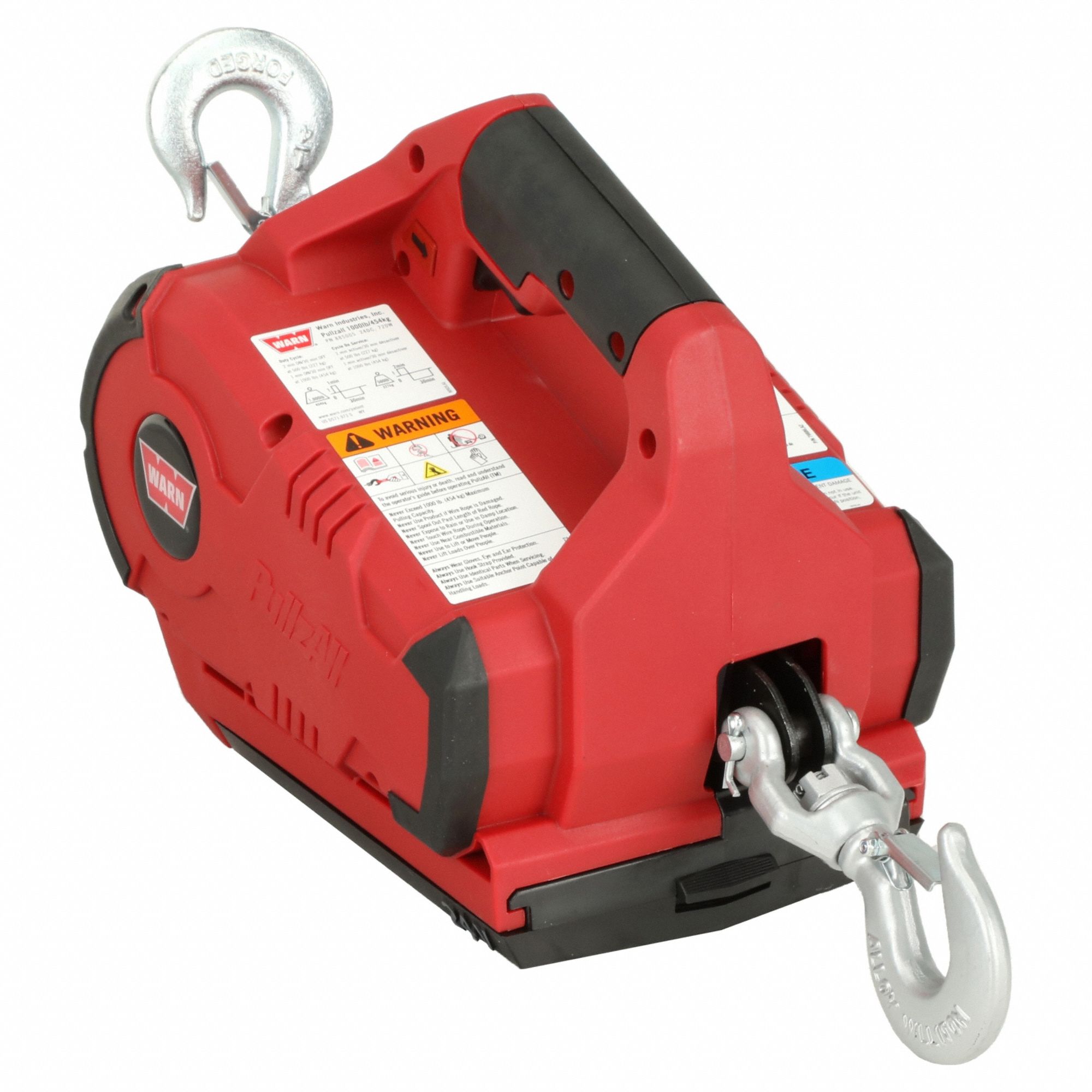 Electric Winch: Lifting/Pulling, 24V DC, 1, 000 lb 1st Layer Load Capacity, 15 ft Cable Lg