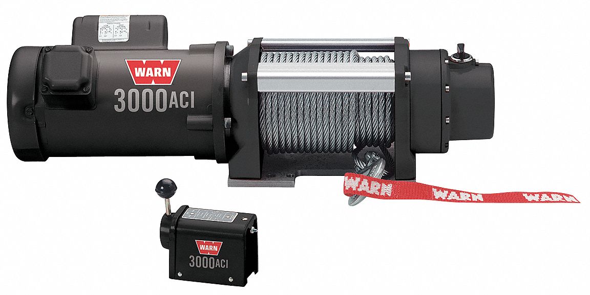 ELECTRIC WINCH,8-3/4 IN. W,25-3/4 I