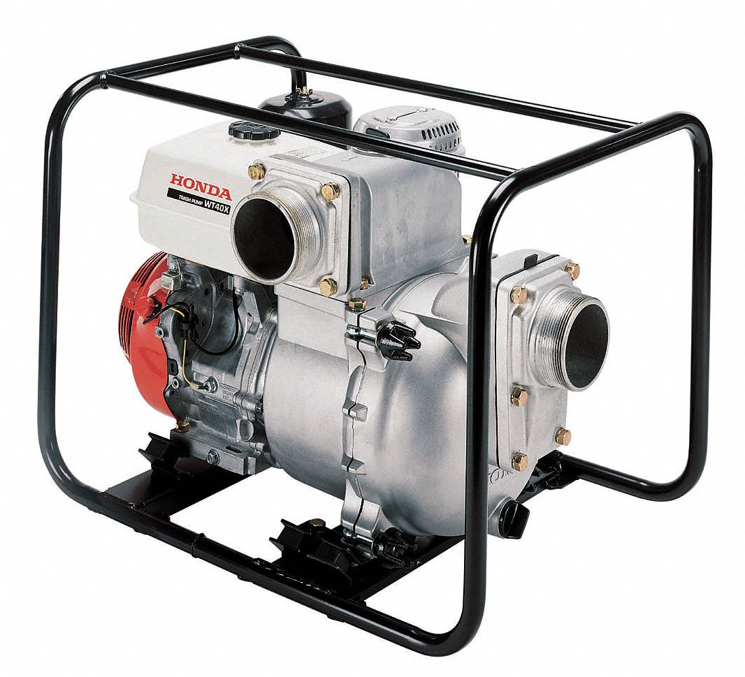 HONDA, 11 7/10 hp, 4 in NPT, Engine Driven Utility Pump - 6DLY6 ...