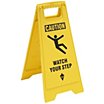 Caution: Watch Your Step Folding Signs image