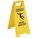 FLOOR SIGN, YELLOW, 24 IN., 2 SIDED