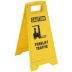 Caution: Forklift Traffic Folding Signs