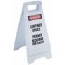 Danger: Confined Space Permit Required For Entry Folding Signs