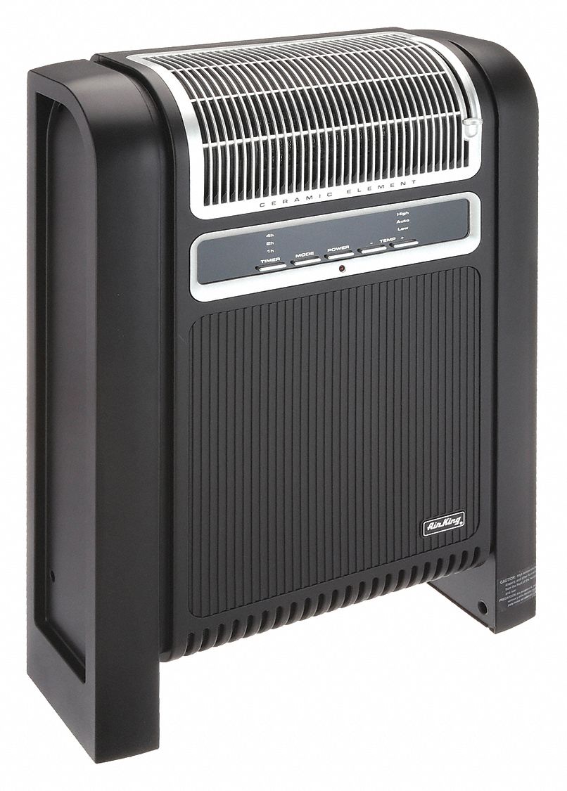 AIR KING, 900W1500W, Mechanical ControlsOverheat ProtectionProgrammable,  Portable Electric Heater - 6DMH6|8602 - Grainger