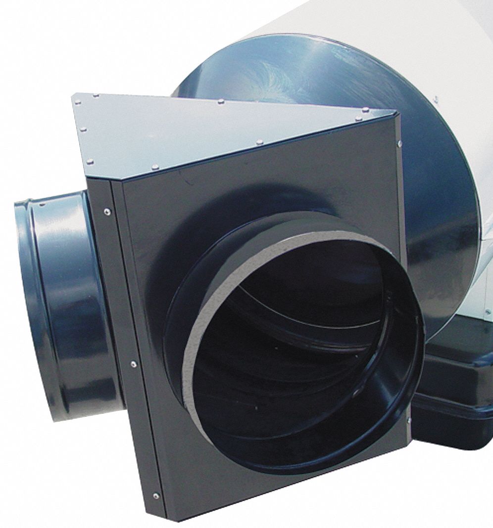 Portable Oil and Kerosene Heater Duct Adapter: Duct Adapter, 5PFW9, 12 in x 0.03 in