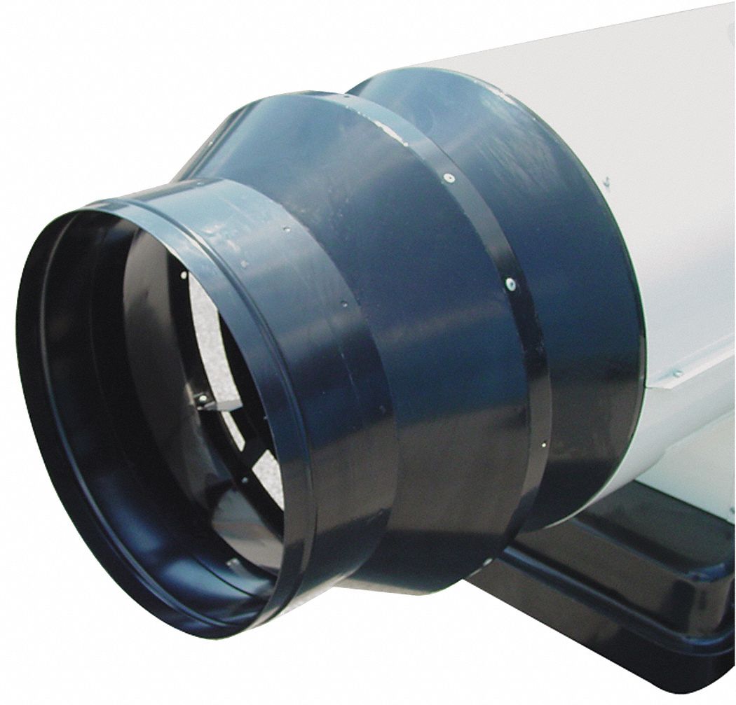 Portable Oil and Kerosene Heater Duct Adapter: Duct Adapter, 5PFX1, 20 in x 0.03 in