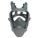 FULL-FACEPIECE, REUSABLE, THERMOPLASTIC ELASTOMER, M, 4-POINT, BAYONET, NIOSH