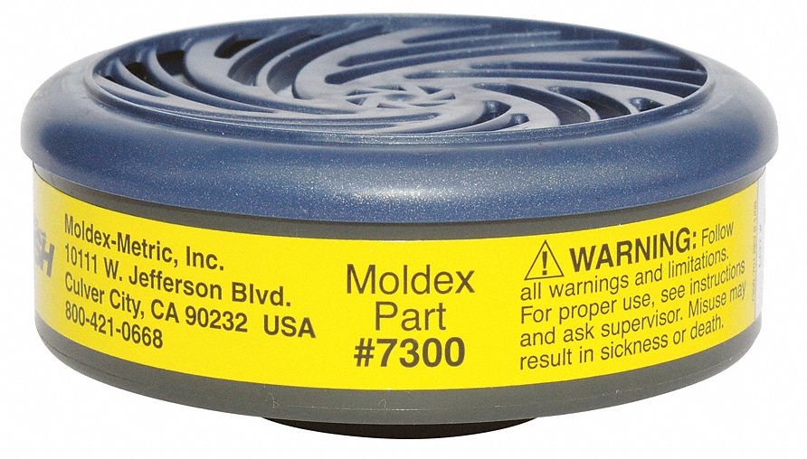 CARTRIDGE, ORGANIC VAPOUR/ACID GAS, BAYONET, NIOSH, FOR MOLDEX 7000 SERIES