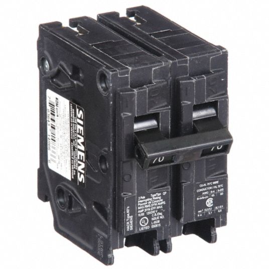 Verdorren Horzel Loodgieter SIEMENS, 70 A Amps, 120/240V AC, Miniature Circuit Breaker - 6DNR2|Q270 -  Grainger