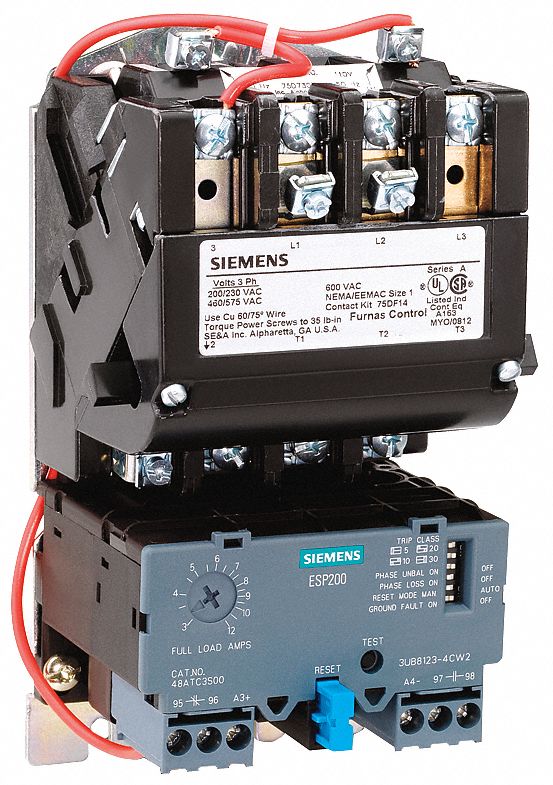 Details about   Direct Replacement for Siemens World Series 120V Contactor 3TB44 Motor Starter 