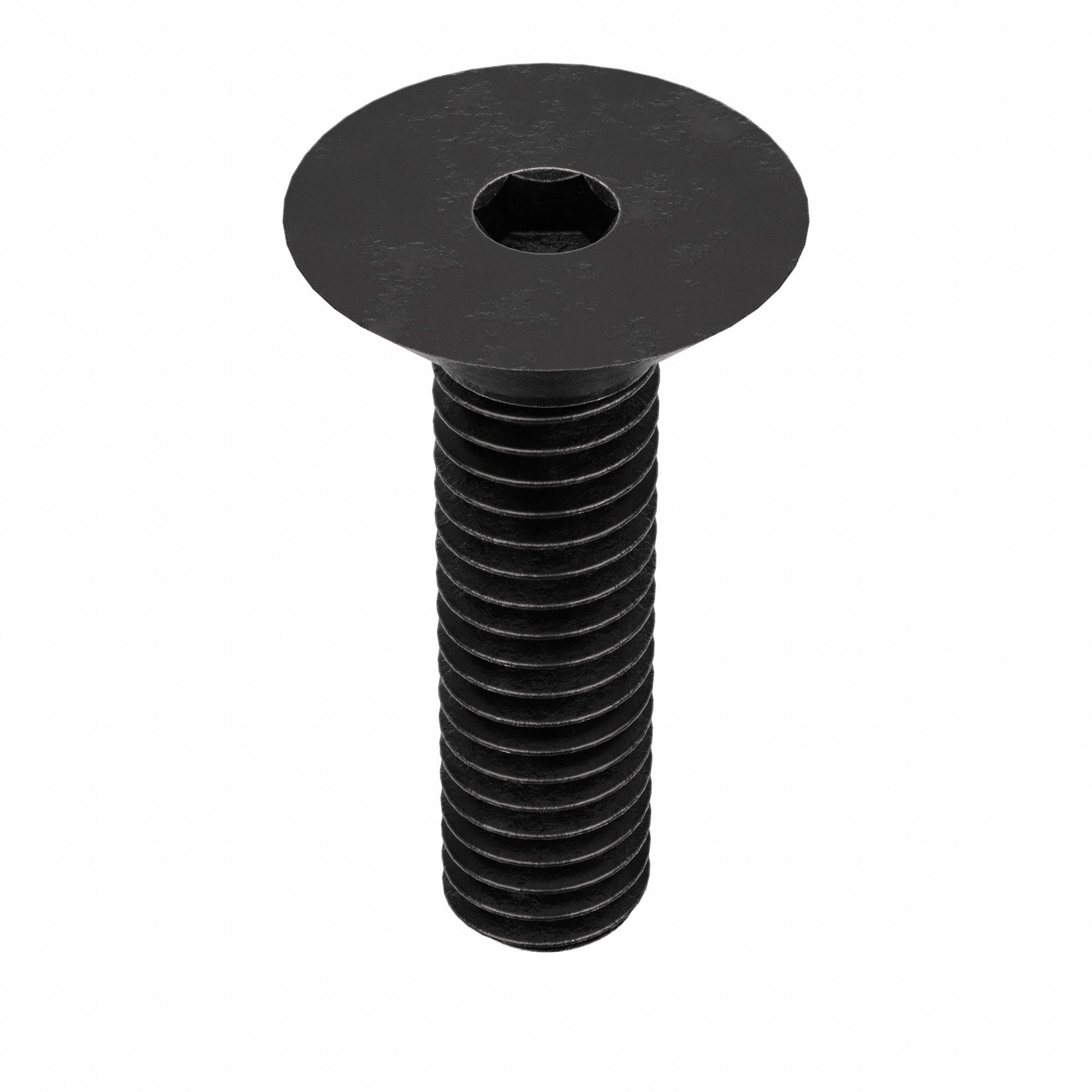 Socket Flat Head Screw: M4x0.70 Thread Size, 14 mm Lg, Flat, Black Oxide, Alloy Steel, 100 PK