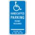 Handicapped Parking Permit Required Violators Will Be Fined Min $150 Signs (Connecticut)