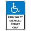 Parking By Disabled Permit Only Signs (Florida)