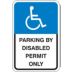 Parking By Disabled Permit Only Signs (Florida)