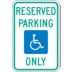 Reserved Parking Only Signs (Michigan)