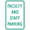 Faculty And Staff Parking Signs