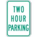 Two Hour Parking Signs