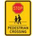 Stop Pedestrian Crossing Signs