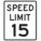 TRAFFIC SIGN,24 X 18IN,BK/WHT,DMD G