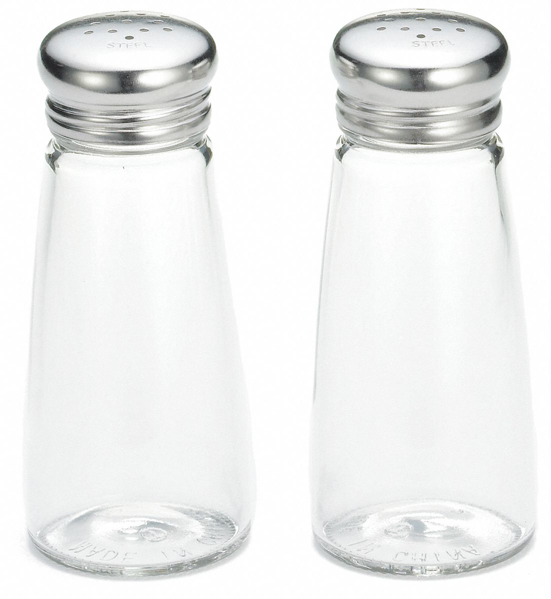 TABLECRAFT PRODUCTS COMPANY Salt and Pepper Shaker,3 Oz,PK72   6DVR5|132S&P   