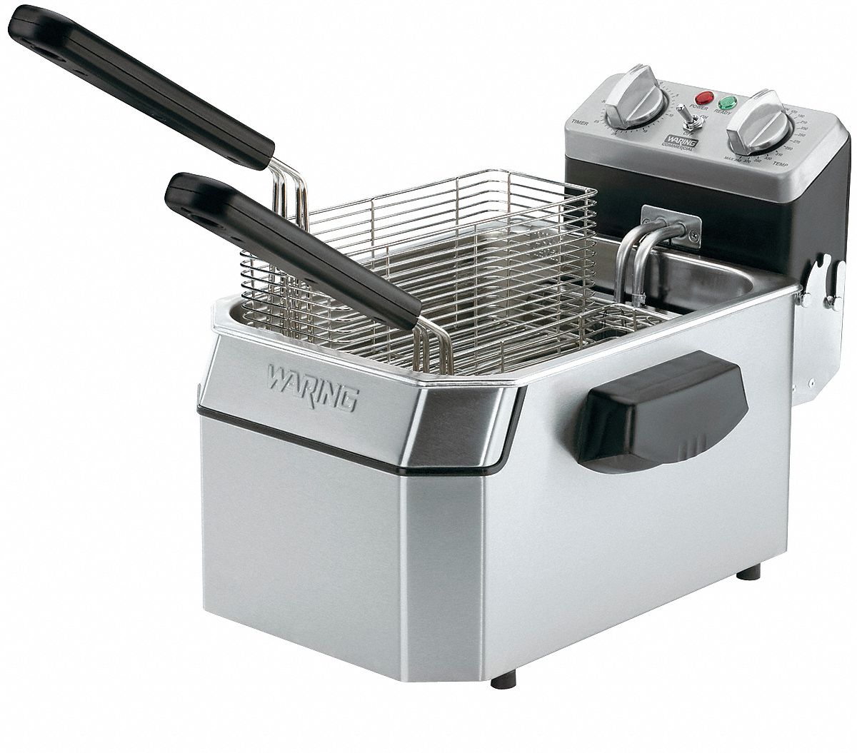 WARING COMMERCIAL Electric Deep Fryer Heavy Duty, 10 lb Capacity, 17