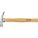 CURVED CLAW HAMMER, STEEL, PLAIN GRIP, WOOD HANDLE, 16 OZ HEAD WT, 13 IN OVERALL L, 1 IN FACE DIA