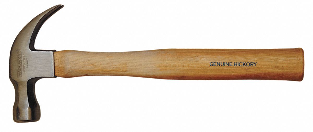 6DWG8 - Curved-Claw Hammer Hickory 13 Oz