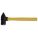 BLACKSMITH HAMMER, FIBREGLASS, 2½ LB HEAD WT, 1⅝ IN FACE DIA, 15 IN OVERALL L, TEXTURED GRIP