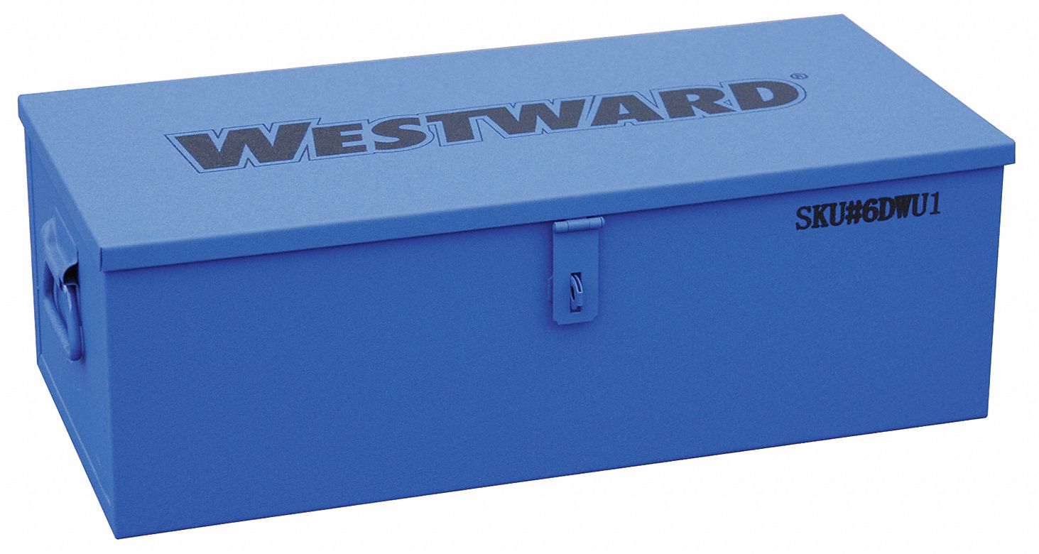 Jobsite Welders Box, Blue Grainger