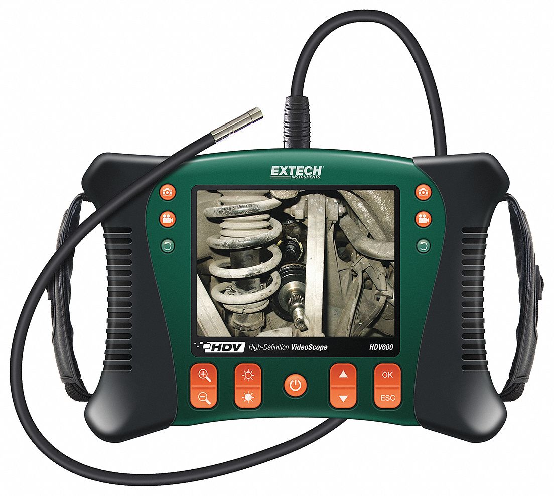 EXTECH Video Borescope, 5.7 In, 39 In Shaft 6DWU8HDV620 Grainger