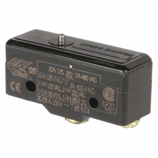 HONEYWELL MICRO SWITCH, 20 A @ 480 V, 20 A @ 230 V, Industrial Snap Action  Switch - 6DXA7