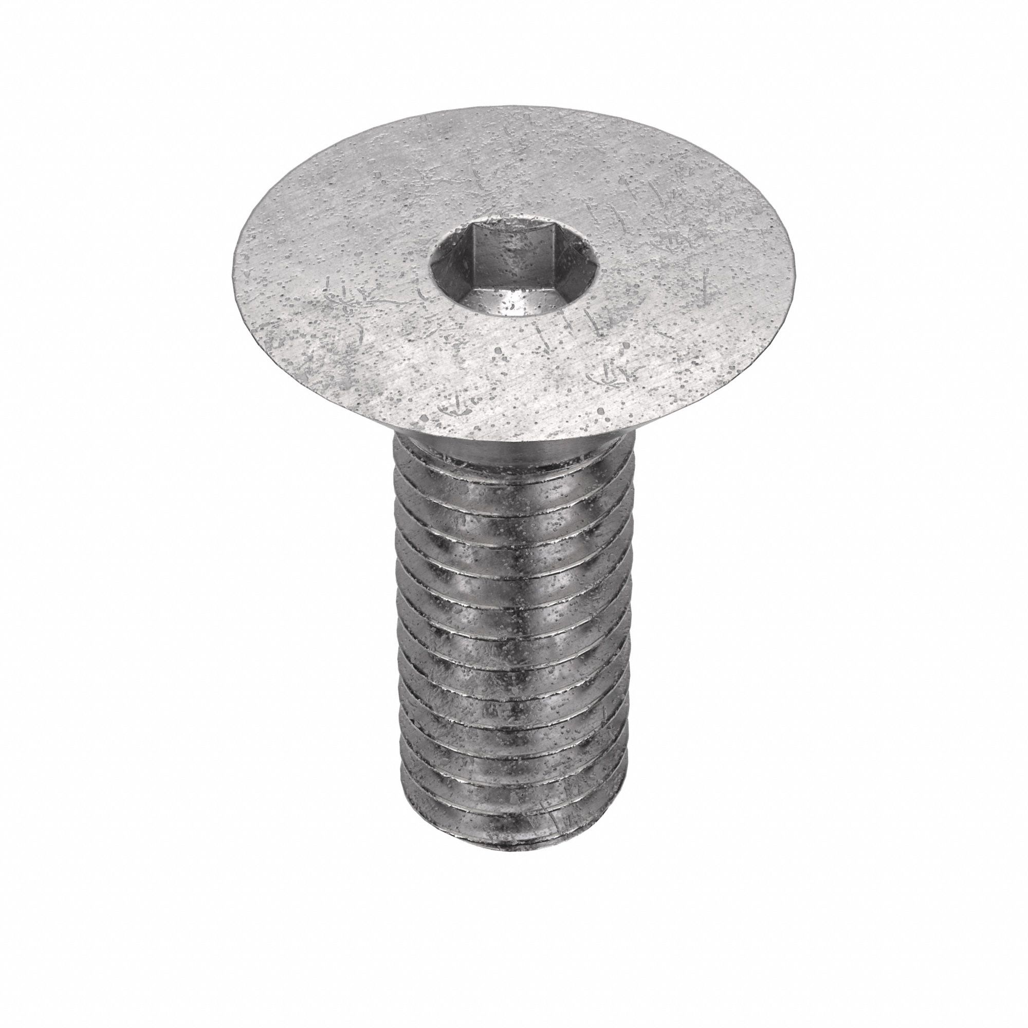 Socket Flat Head Screw: M6x1.00 Thread Size, 14 mm Lg, Flat, Plain, Stainless Steel, 18-8, 50 PK
