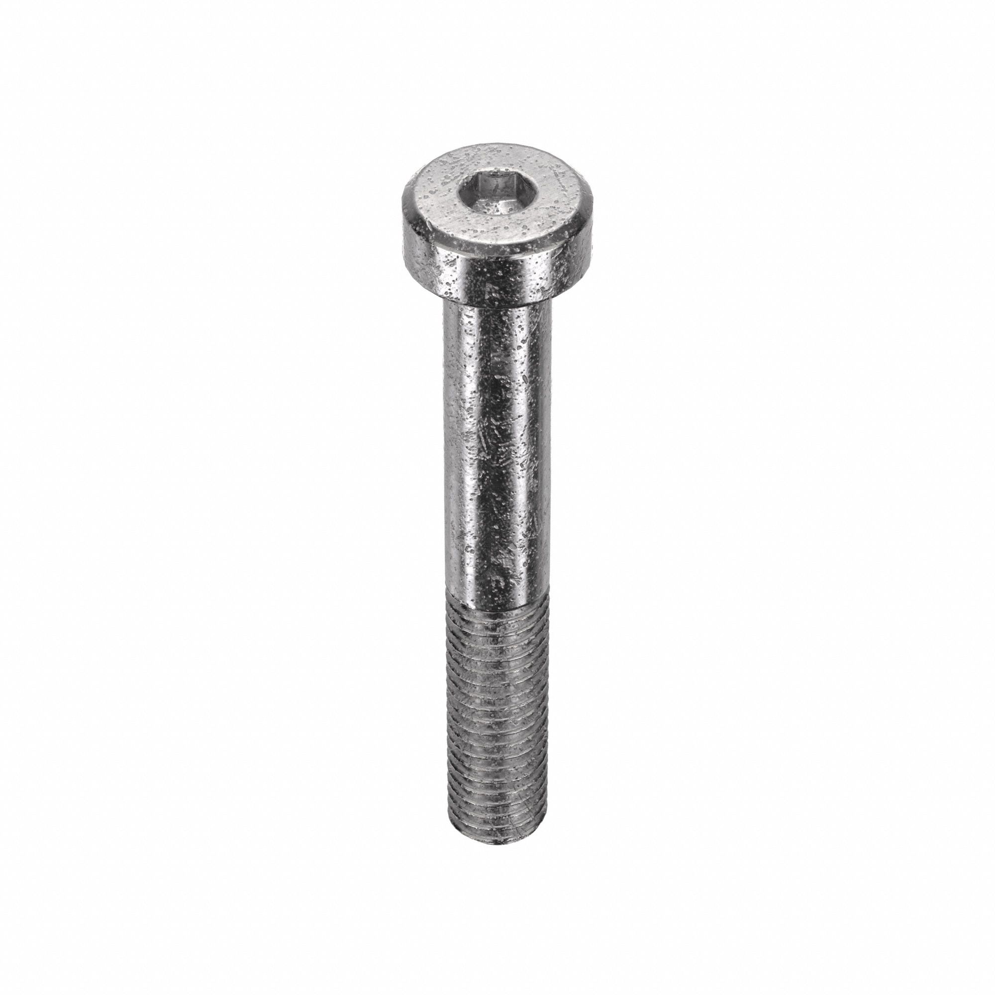 Socket Head Cap Screw: M5x0.80 Thread Size, 35 mm Lg, Low-Profile Std, Plain, Stainless Steel, 25 PK