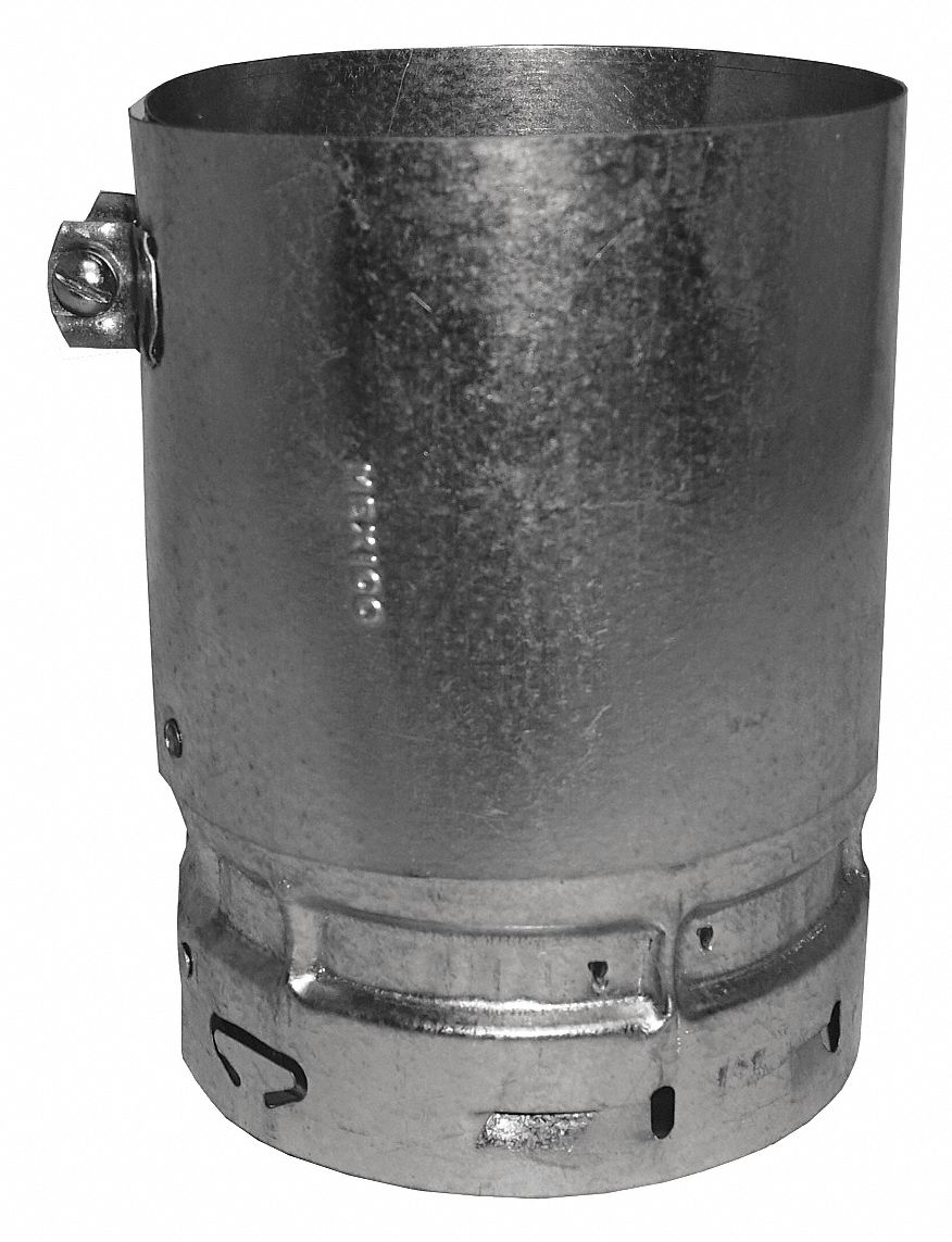 AMERIVENT, 4 in Pipe Dia, 6 in, Male Vent Adapter 6E8054EUAM