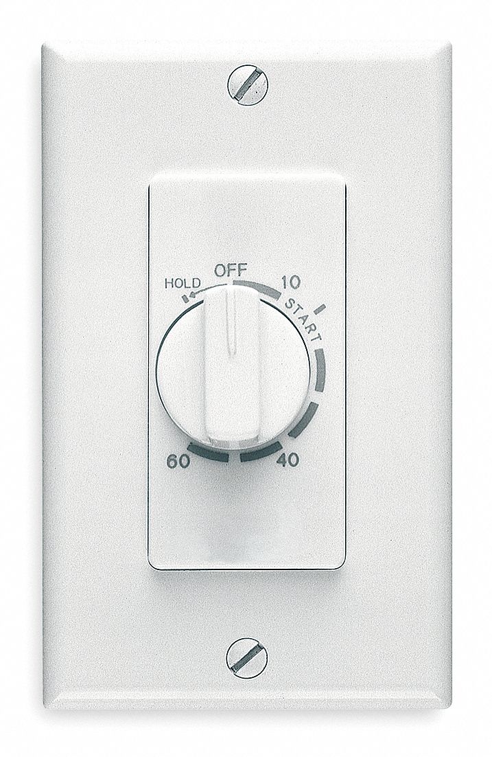 6E902 - 60 Minute Wall Timer White SPST