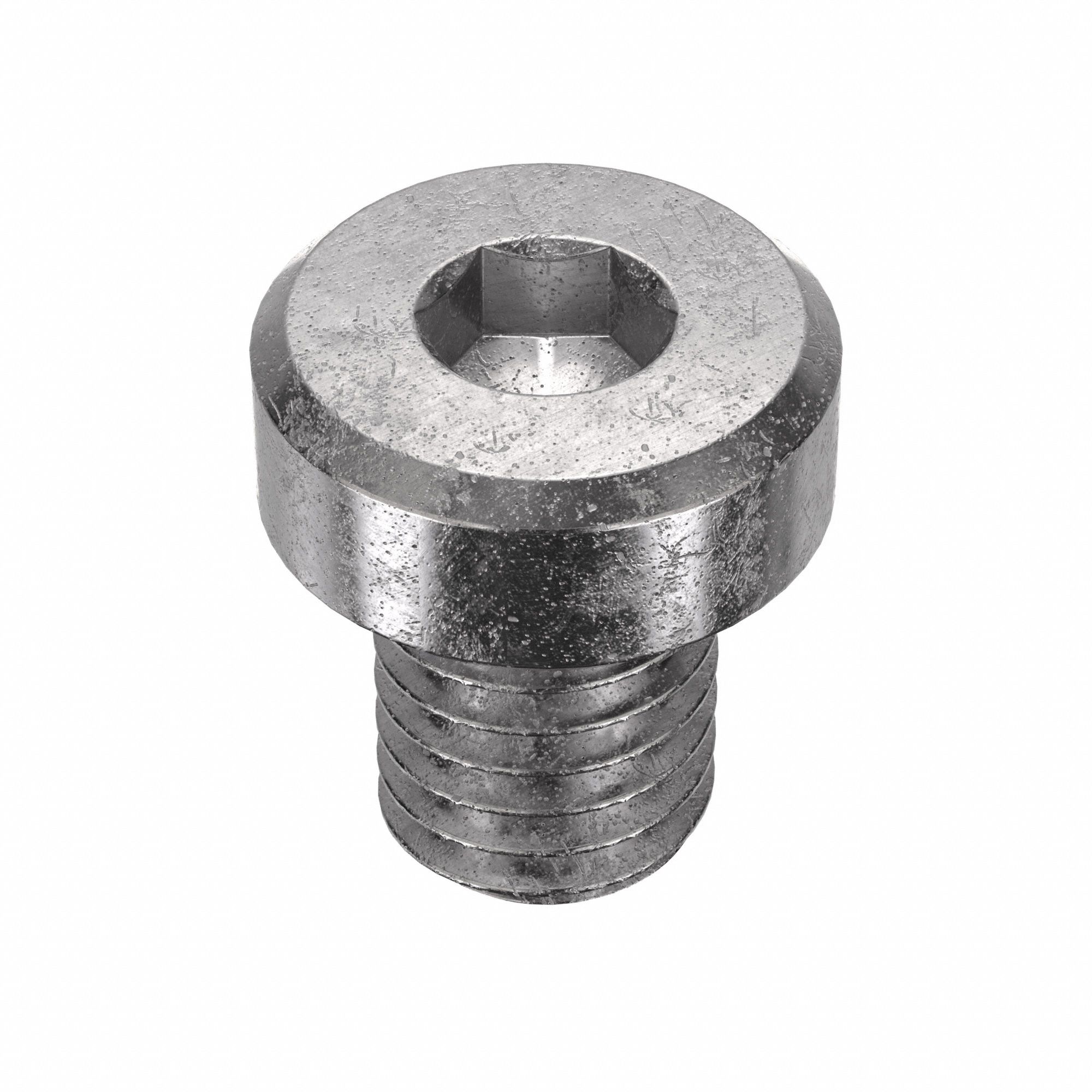 Socket Head Cap Screw: M8x1.25 Thread Size, 10 mm Lg, Low-Profile Std, Plain, Stainless Steel, 10 PK